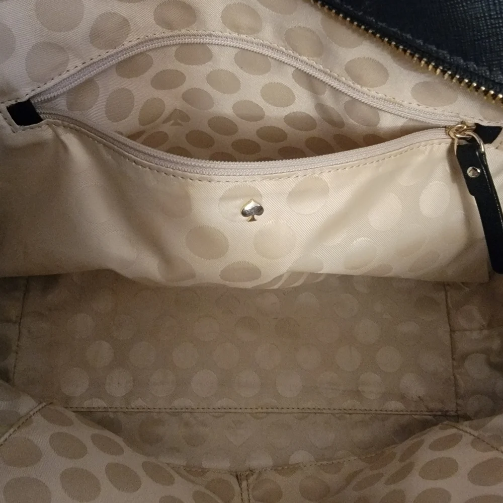 Kate Spade USED new york shoulder bag 2way leather BLK